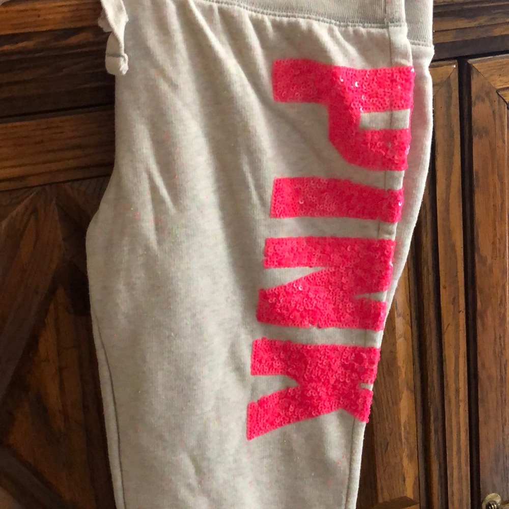 PINK boot cut sweats